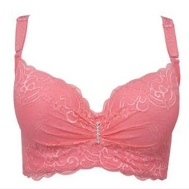 

Adjustable Underwear, XL Bra, Push-up, Side Gathering Lace Bra, Shaping Gathering Underwear, Thin Sexy Four-breasted Bra