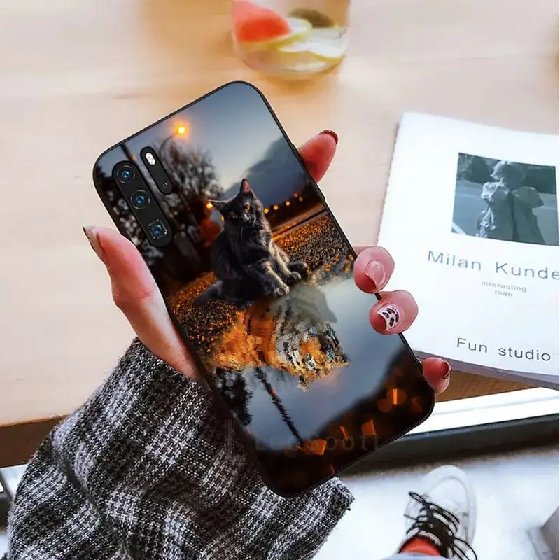 

cat animal cute Phone Cases For Huawei honor Mate mate P 10 9X 10i 20 30 40 y7 lite pro p smart 2019