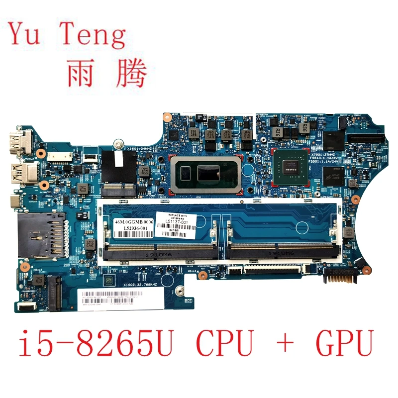 

HP Pavilion X360 motherboard TPN-W139 14m-dh 18742-1 i5-8265 cpu