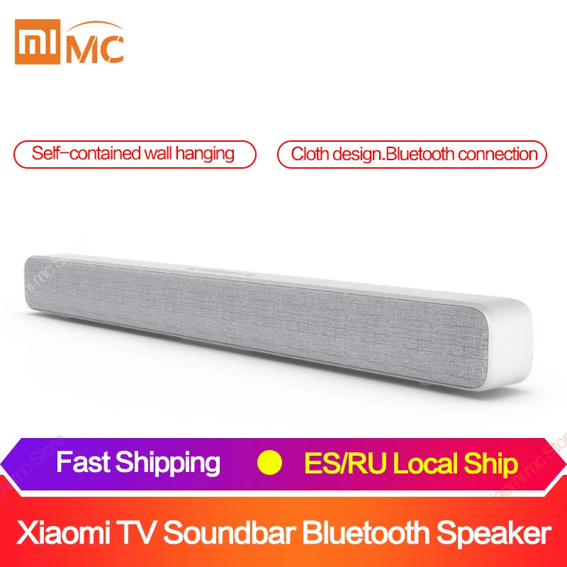 Xiaomi Bluetooth ТВ звуковая панель беспроводной динамик Саундбар поддержка оптический SPDIF AUX in для домашнего кинотеатра