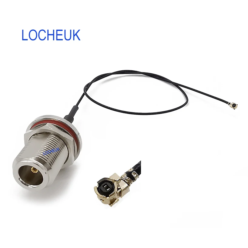 N-образный Женский Разъем для U-FL/IPX RF Коаксиальная перегородка стандартная