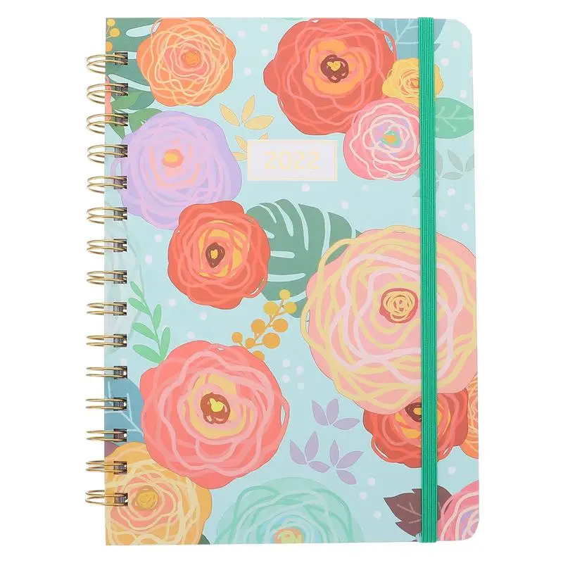 

1pc Practical Schedule Book Durable 2022 Writing Planner Notebook Writing Notepad