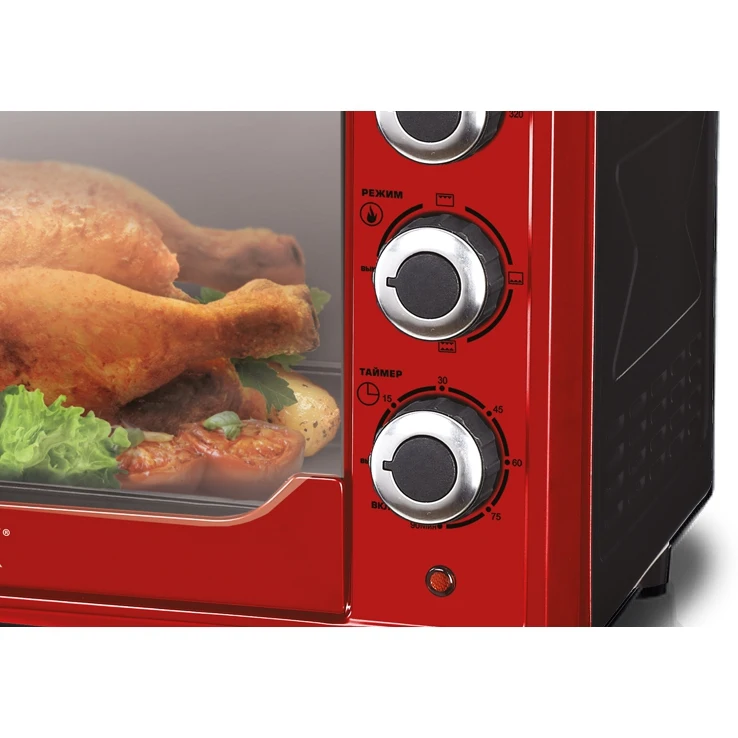 Мини печь Centek CT-1530-36 Red | Бытовая техника