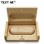 Usb-флеш-накопитель TEXT ME Maple wood, 4 ГБ, 8 ГБ, 16 ГБ, 32 ГБ, usb2.0, флешка, подарок, 64 ГБ, usb2.0