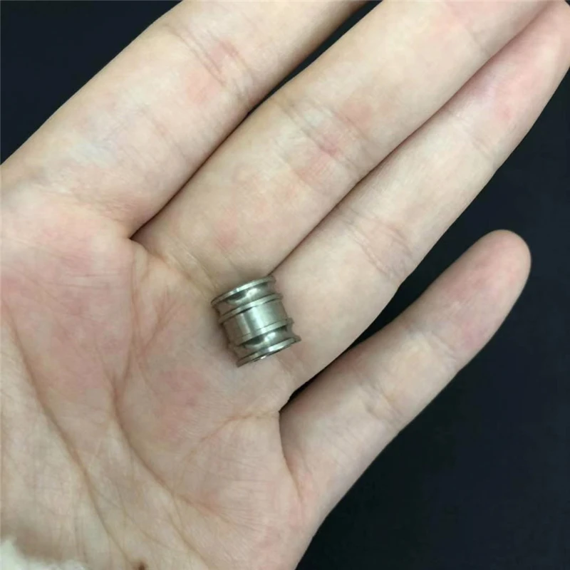 1 шт. титановые барабанные бусы на шнурок Паракорд шнур бусина нож инструмент EDC