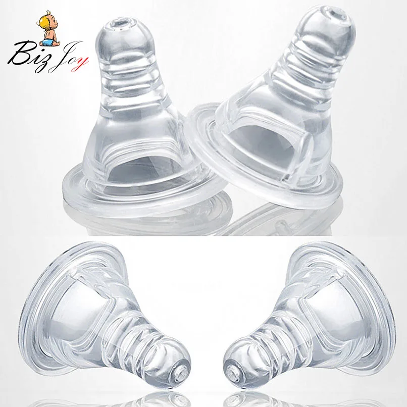 Uperior натуральная Гибкая мягкая силиконовая соска пустышка сменная бутылочка для