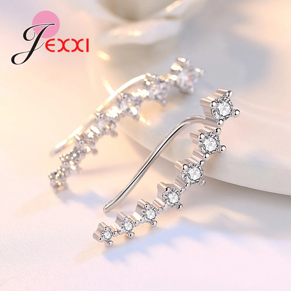 Серьги для женщин в стиле хип-хоп из серебра 925 пробы с фианитами | Украшения и