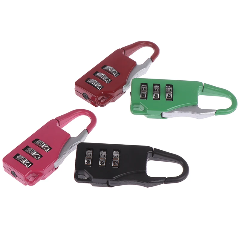 1Pc Password Lock Combination Padlock Security Travel Safe Zinc Alloy Suitcase Luggage Locker Bicycle Locks | Обустройство дома