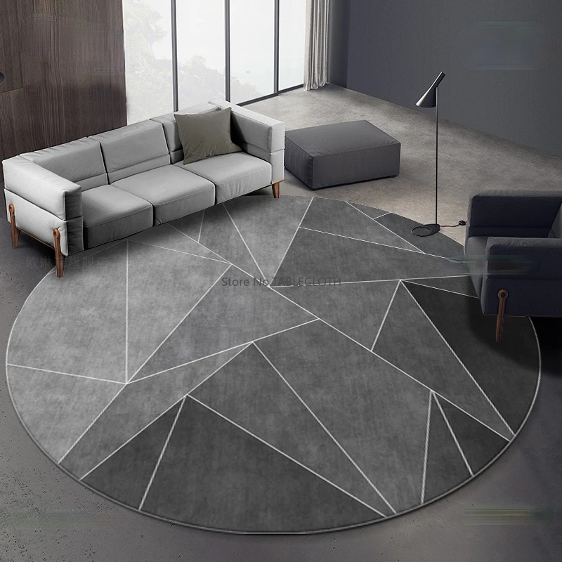 Круглый ковер в скандинавском стиле для гостиной спальни подвесная корзина