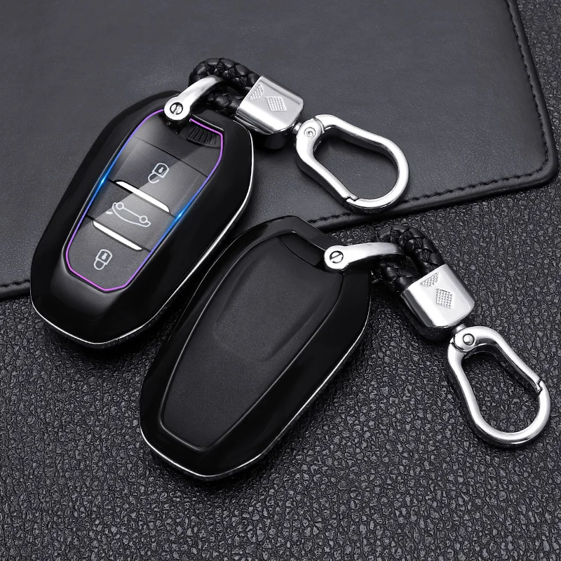 ABS Car Key Case for DS3 DS5LS DS6 Peugeot 208 301 3008 4008 5008 Citroen C4 C5 X7 C4L C6 C3-XR Keyless Remote Protector Cover | Автомобили