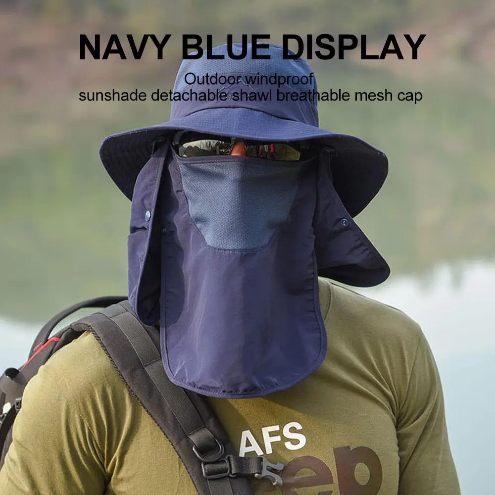 

Portable 4 Color Cotton Apparel Sun Visors Sunshade Hat Cooling Cap Fisherman Hat