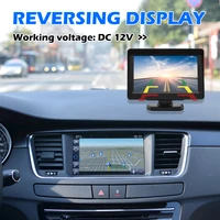 waterproof 170%c2%b0 rg 303 4 3 inch car monitor tft lcd hd screen 2 way video reversing parking display with rear view camera