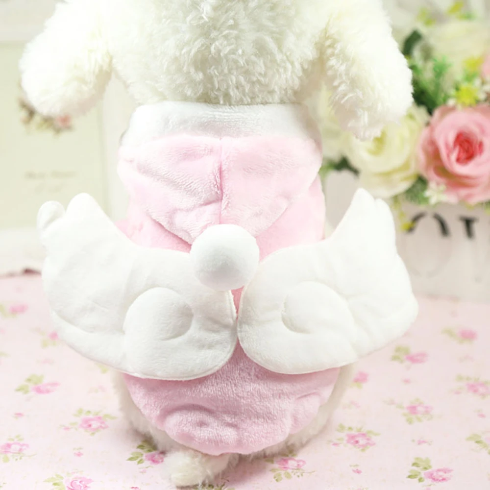 Фланелевая одежда для щенка Little angel зимняя котенка костюм Французского бульдога