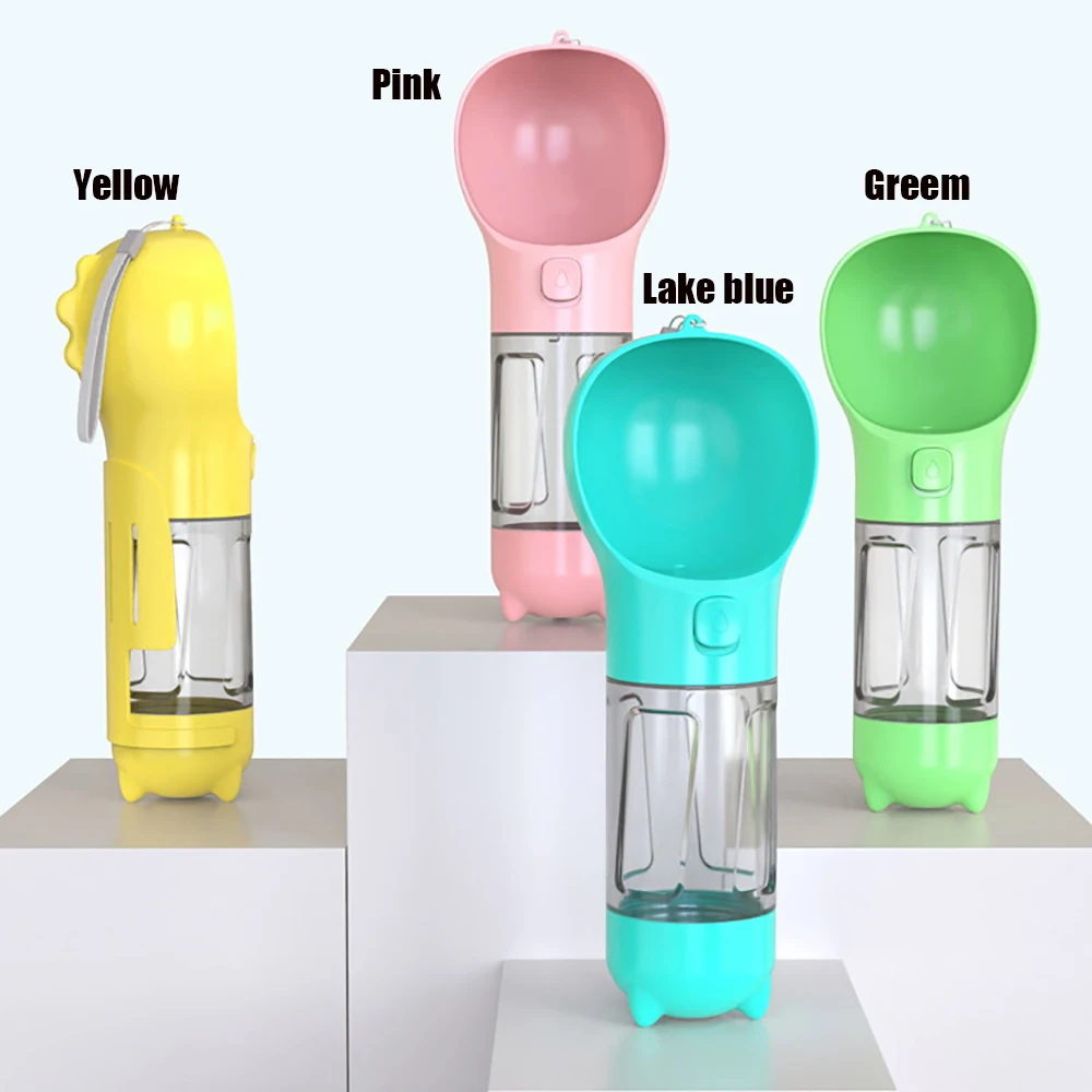 

Multifunction Portable Pet Dog Water Bottle For Small Large Dogs Travel Puppy Cat Drinking Bowl Bulldog Water Dispenser Feeder