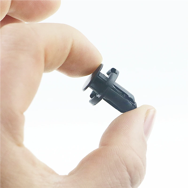 50Pcs Black Plastic Rivet FastenerYT-114 Car Styling Bumper Fender Push Type Fascia Retainer Clips Part floor | Автомобили и