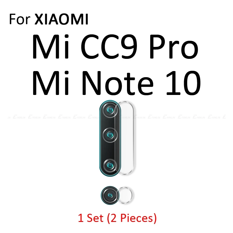 Защитная пленка из закаленного стекла для задней камеры Xiaomi mi 9T 9 SE 8 A3 A2 Lite 6X Max 3 Red mi Note 8T 5 6 7 Pro F1 10 - Цвет: For Xiaomi Mi CC9Pro