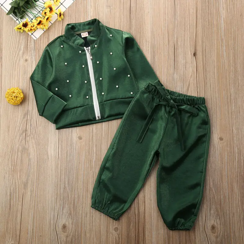 Спортивный костюм для новорожденных девочек и мальчиков куртка на молнии +