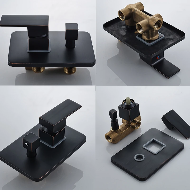 Смеситель для душа Ceil светодиодный кран с носиком Водопад набор горячей и