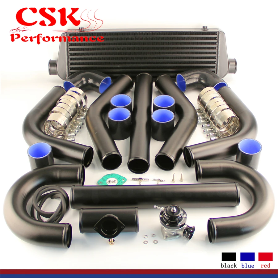 Универсальный интеркулер сделай сам 2 5 дюйма 63 мм + шланг из сплава BOV Turbo Blow Off Valve