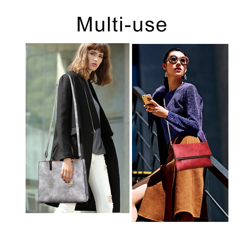 TTOU 3 шт./компл. кожаная сумка набор женских сумок большие вместительные сумки