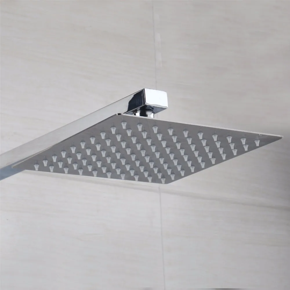 kemaidi bathroom wall mounted 8 rain shower head valve mixer tap w hand chrome shower rainfall shower mixer faucet set free global shipping