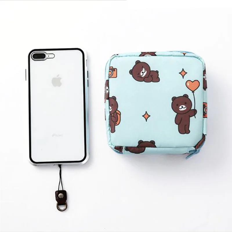 Прямая поставка нейлоновая женская гигиеническая сумка для салфеток держатель