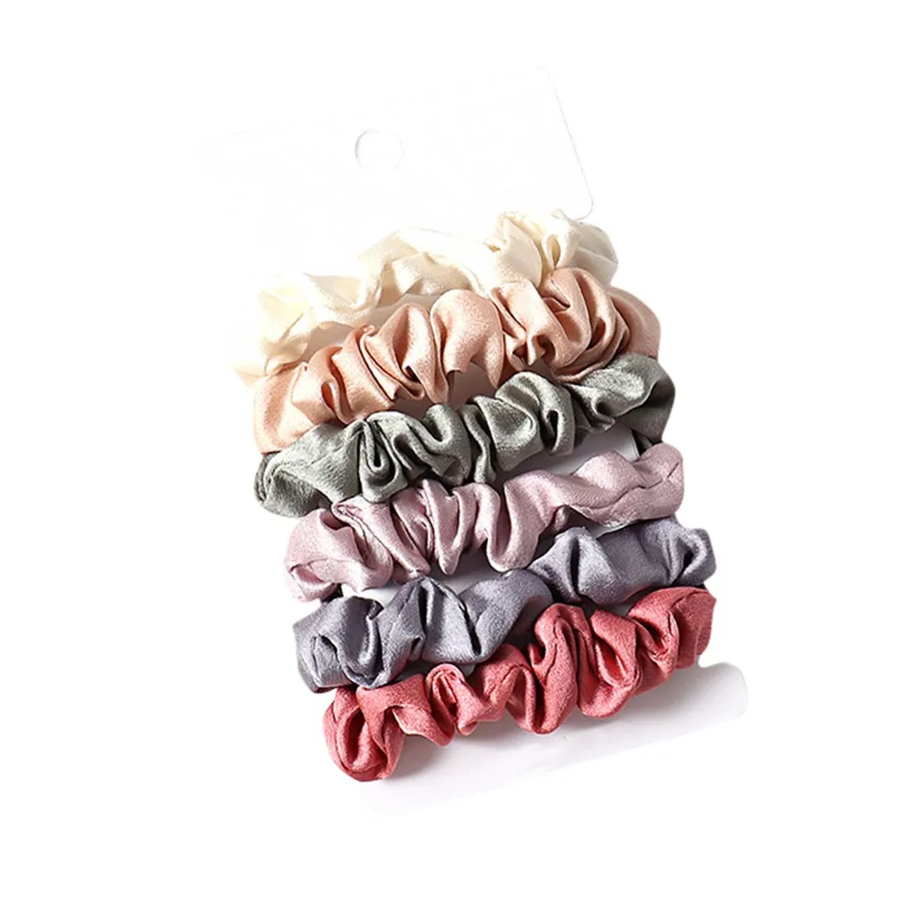 Резинки для волос ярких цветов 1 комплект осенне-зимние аксессуары 4-6 шт. |