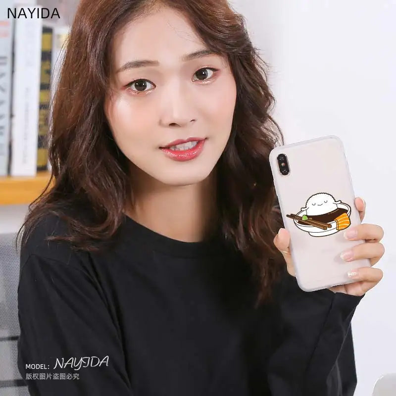Soft Case For Xiaomi 11 10 8 A2 A3 Cc9 Lite Mi Pro 9se A1 6X 5X Cover Japanese sushi | Мобильные телефоны и аксессуары