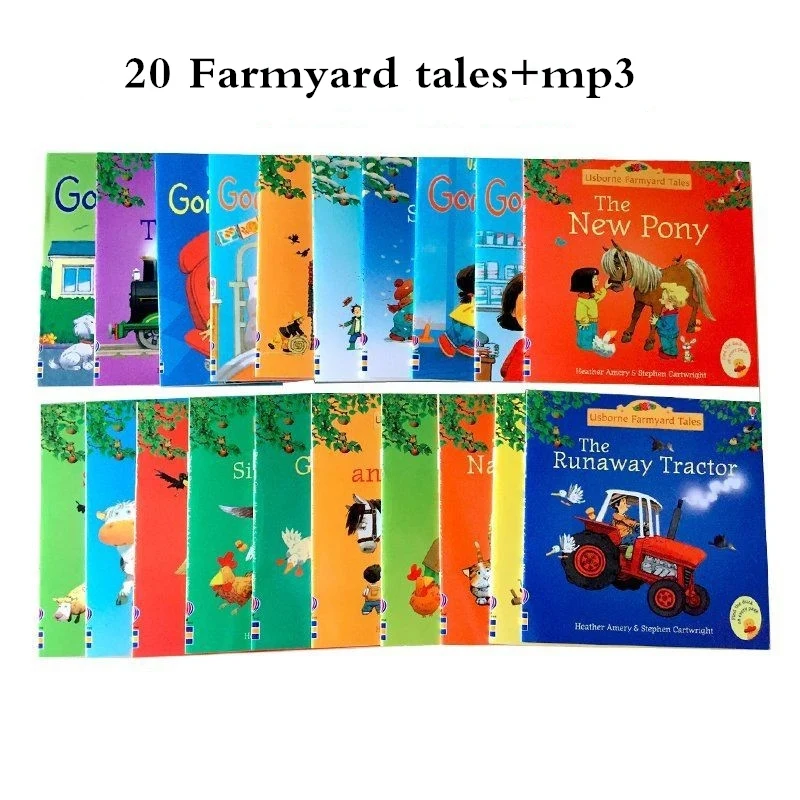 20 книг/набор детская книга для раннего развития 15 х15 см|Чтение| |