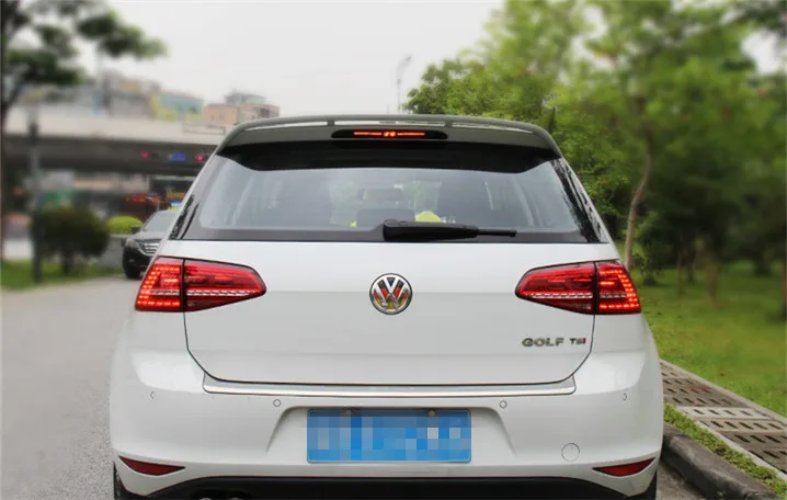 Спойлер для VW Golf 7 задний спойлер из АБС пластика Volkswagen 2014 2015|vw golf rear spoiler|golf spoilerrear