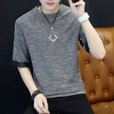 

Men's casual short-sleeved t-shirt wild clothes tide 2921