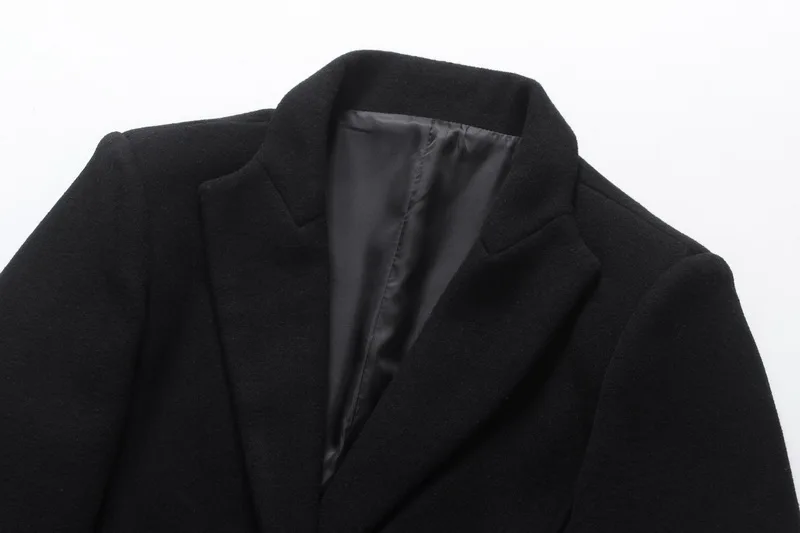 Новое поступление 2019 осенне зимнее высококачественное шерстяное повседневное