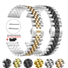 Ремешок из нержавеющей стали для Samsung Galaxy Watch 3 45 мм 41 мм SM-R840 SM-R850 металлический браслет Сменные Ремешки для наручных часов 22 мм 20 мм