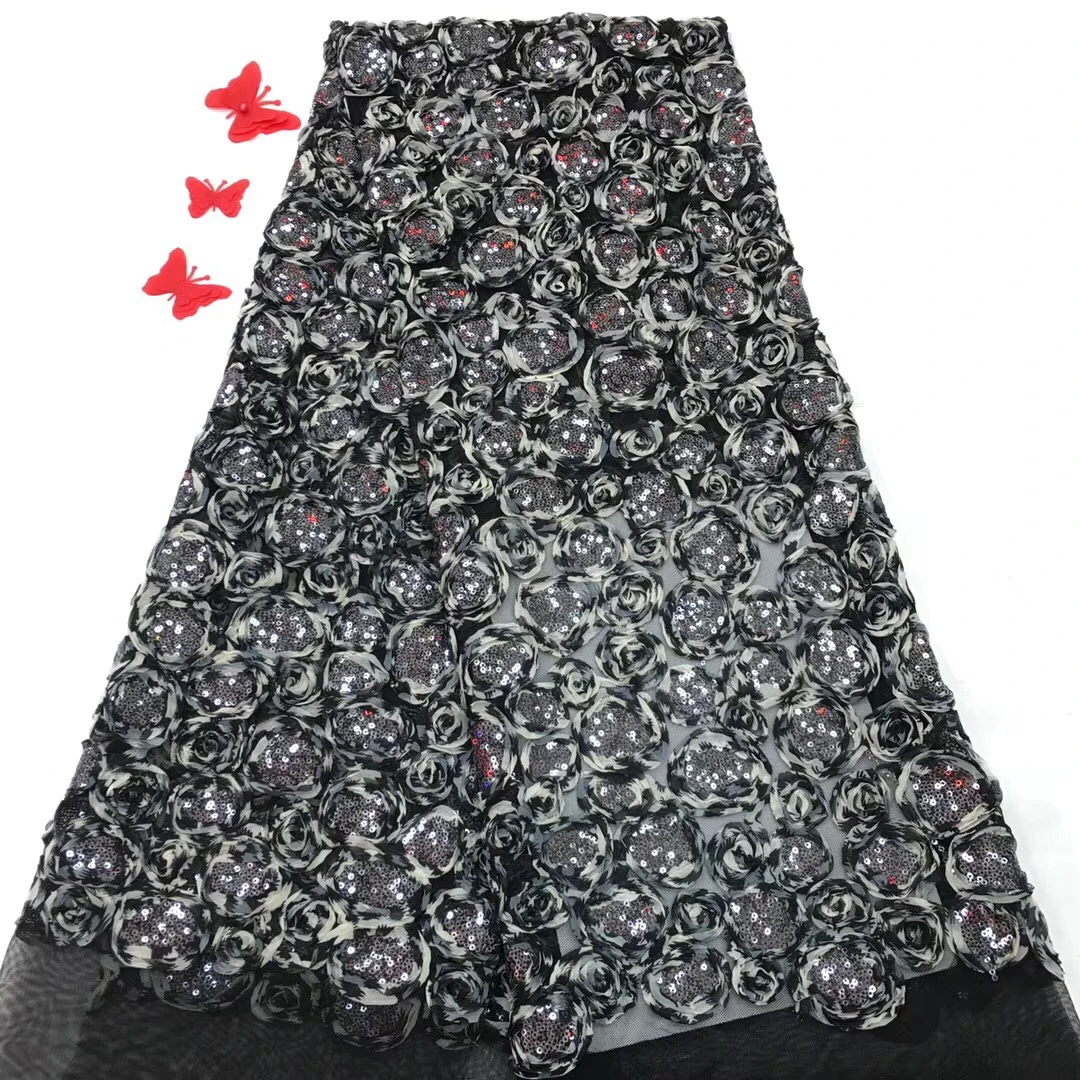 

High quality French Lace Fabric Royalblue Latest african cord lace fabric with stones and bead mesh tulle lace fabric R81