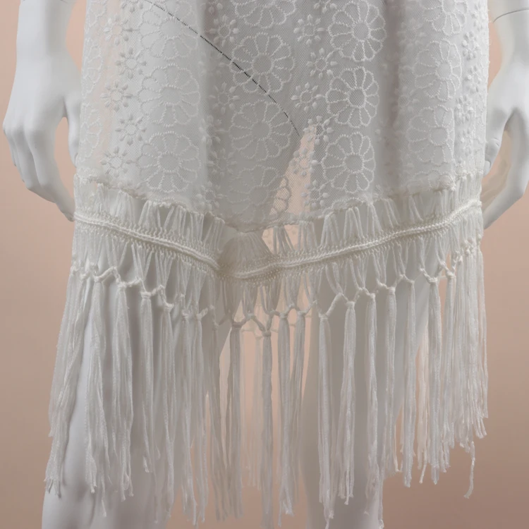 

A7266 Summer New Knit Woman Beach Wear White Shirts And Blouses Handmade Lady Lace Blouse Beach Cover Upach Cover Up