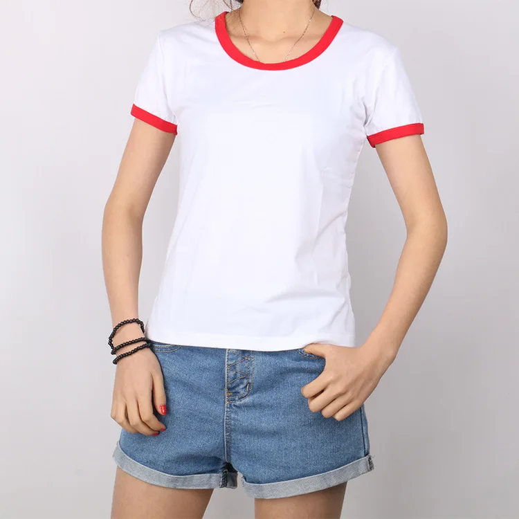 

2021 new fashion T-shirt ladies cotton casual round neck short sleeve shirt