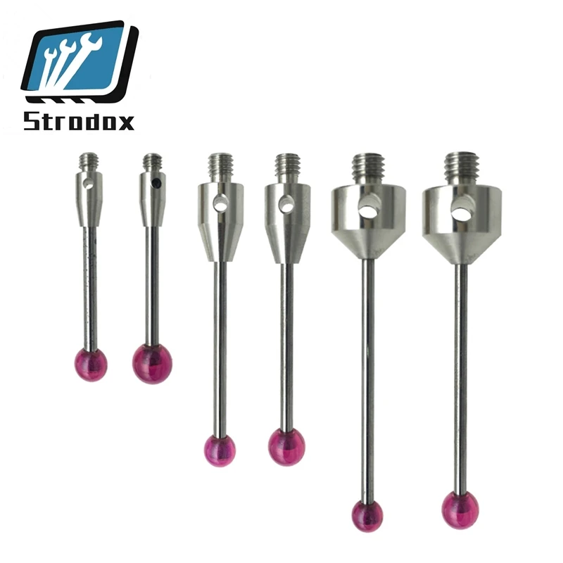 Рычаг рубинового шара M4 thread 1 2 3 4 5 6 мм измерительная игла с тремя координатами
