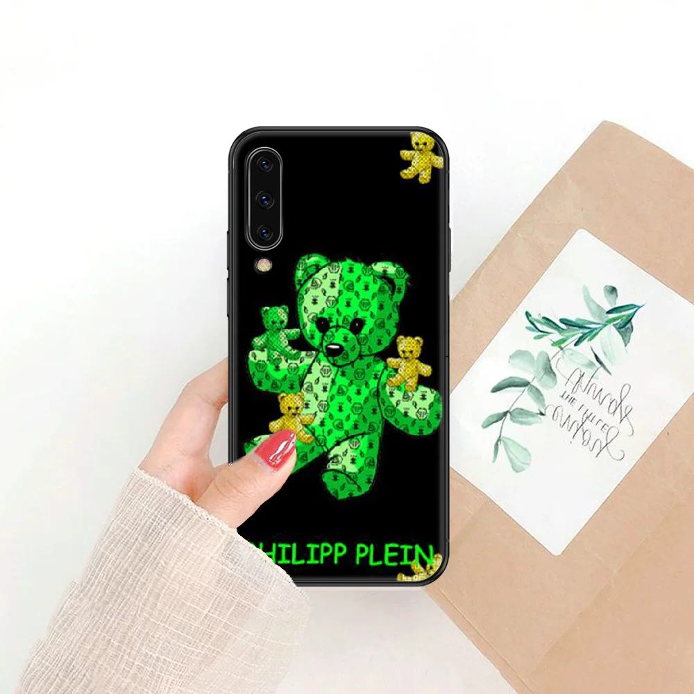 

Fashion qp Brand Philipp Phone case For Samsung Galaxy A 3 5 7 8 10 20 21 30 40 50 51 70 71 E S 2016 2018 black soft coque trend