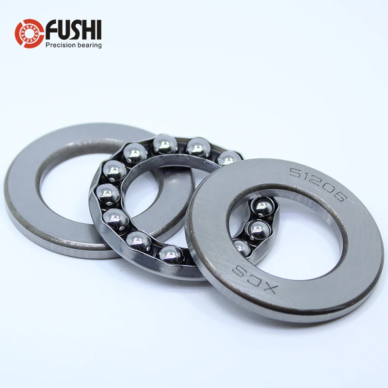 51206 упорный подшипник 30*52*16 мм (1 шт.) ABEC 1 Axial шарикоподшипники 8206|bearing bearing|bearing