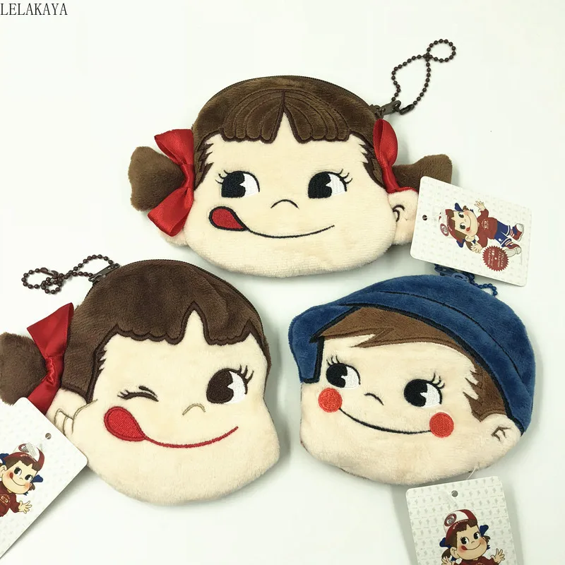 Мини сумка для монет кавайная молочная девушка наушников брелок Подвески