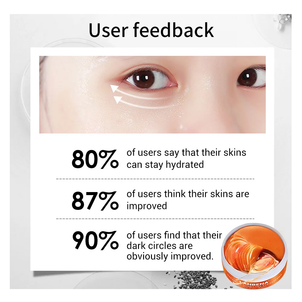 Коллагеновая маска для глаз LANBENA коллагеновая затемняющие темные круги под