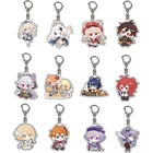 2021 аниме брелок Genshin Impact Venti Paimon Player dilc Klee мужской брелок для ключей для женщин мультяшный кулон брелок