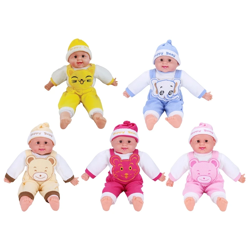 

20in Baby Girl Doll Lifelike Reborns Doll Birthday Gift Real & Soft Touching Heavy Weight with Laughing Face Cloth Body