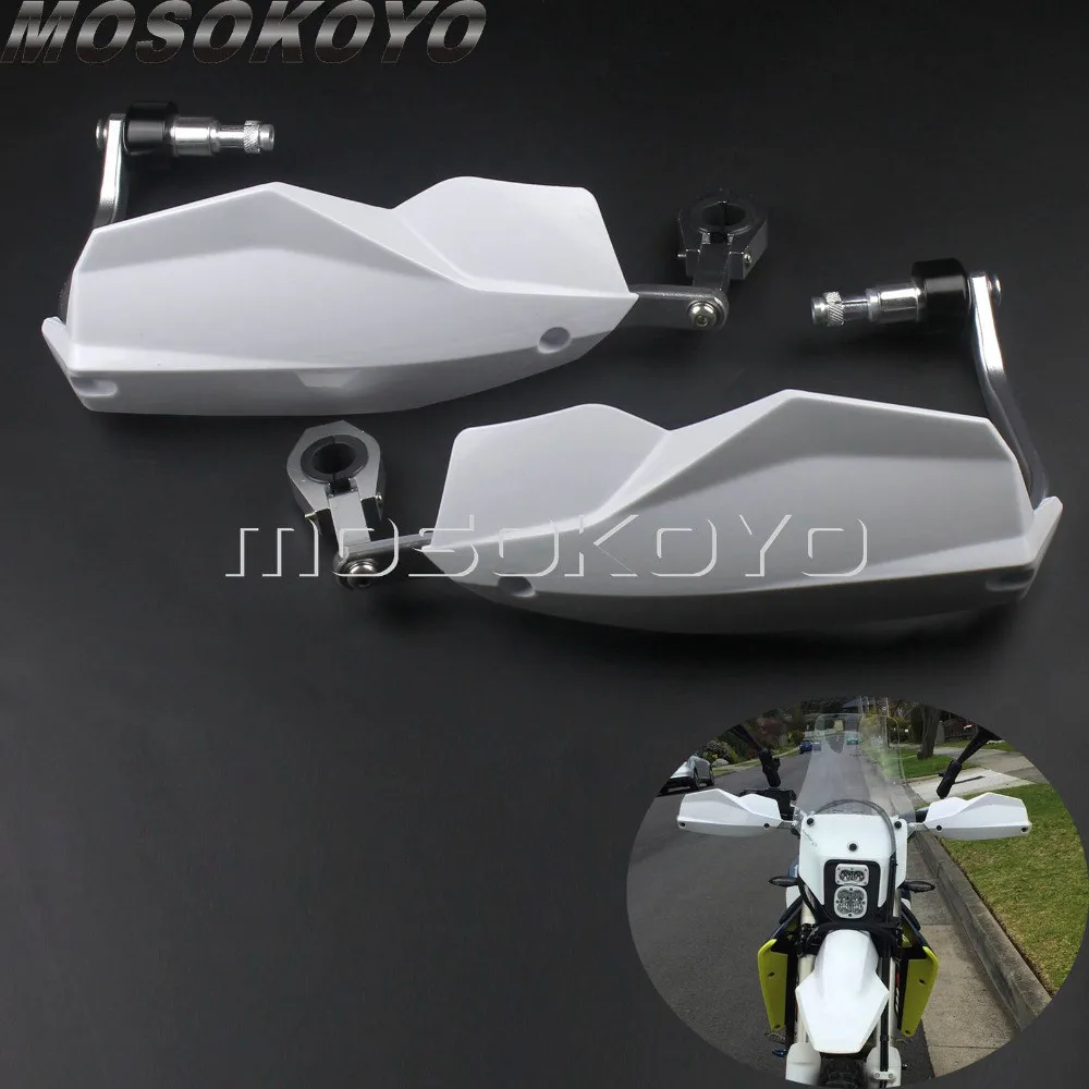 

White Motocross 7/8" 1-1/8" Handguard for EXC 300 TE300 TE250 FE350 701 MX Enduro 22mm 28mm Hand Guards