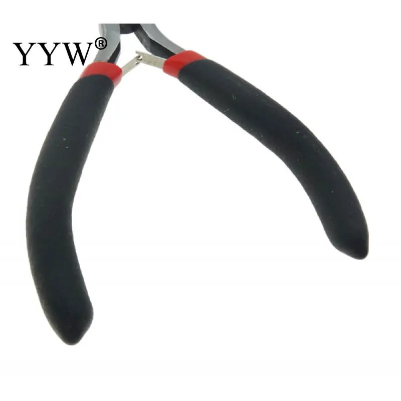 Jewelry Pliers Ferronickel black Rubber Needle Round Nose Cut Wire Making nickel &amp cadmium free 67.5x123x9.5mm |