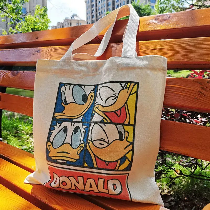 

Холщовая Сумка-тоут на плечо для девочек