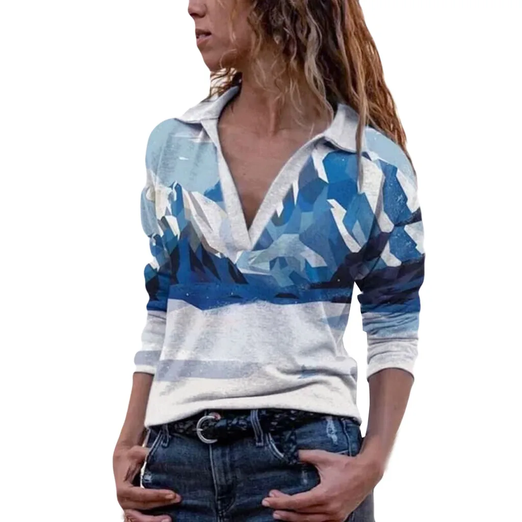 Женские блузки топы с длинным рукавом блузка блестками на шнуровке Готическая