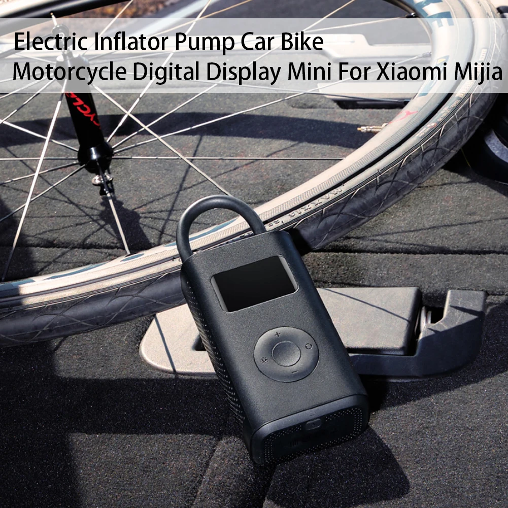 

Digital Display Multipurpose Car Bike Motorcycle Mini Electric Inflator Pump Football Alloy USB Recharging Led For Xiaomi Mijia