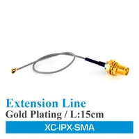 5pcs wifi antenna ipx adaptor extension line 15cm xc ipx sma 15 ufl to rp sma connector extension cable