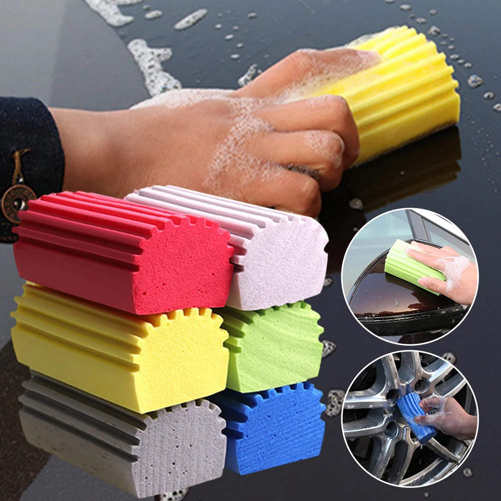 

3Pcs Car Wash Sponge Cleaning Sponge Block Super Absorbent Car Styling Automotive Cleaning Brush Multifunction Cleaning Tool
